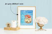Foxes & Whales (2 watercolor sets), an Animal Illustration by 4erta (Thumbnail 3 of 10)
