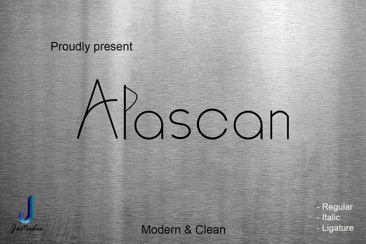 Alascan Sans Serif Typeface Font, a Sans Serif Font by jastudio123 (Photo 1 of 8)