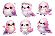 Valentine Day Cute Birds Clipart PNG, an Illustration by Designworld (Thumbnail 3 of 5)