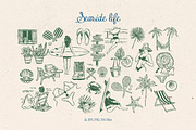 Vacation Illustrations, an Object Graphic by DesignThatMatters (Thumbnail 3 of 12)