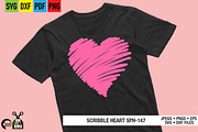 Scribble Heart svg SPH-147, an Illustration by AMBillustrations (Thumbnail 4 of 7)