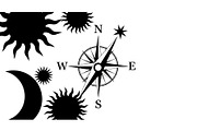 Celestial Compass SVG Bundle, an Illustration by Gaye Art (Thumbnail 4 of 31)