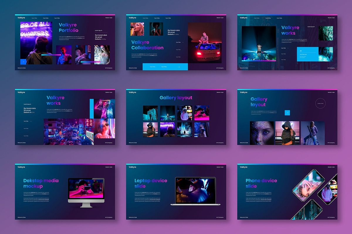 Valkyre – Business PowerPoint, a Design Template by Dens Creative Studio (Photo 4 of 6)