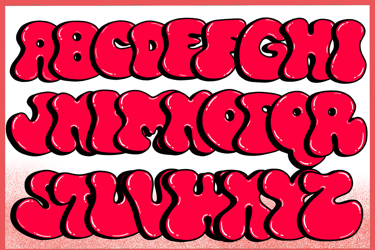 Christmas Groovy Light-PNG fonts, a Symbol Font by It me digital art (Photo 4 of 8)