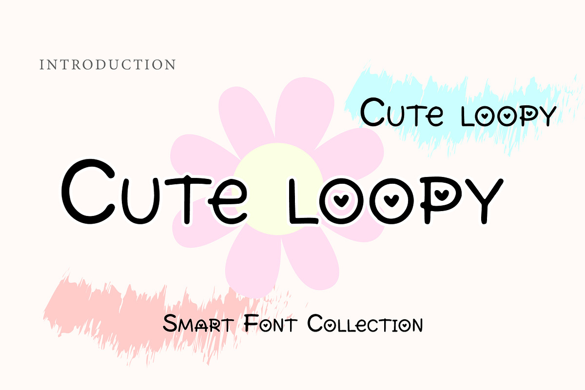 Cute loopy, a Blackletter Font by Wow Magic (Photo 1 of 3)