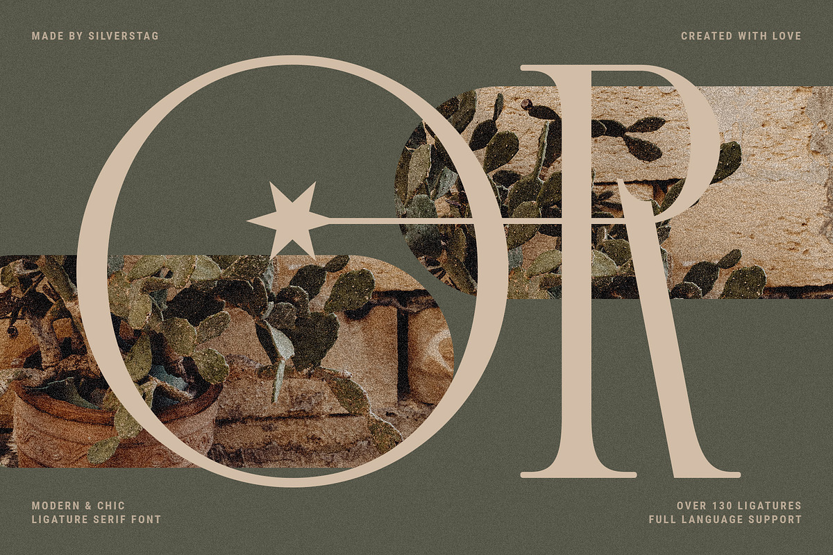 Cosmic Solace - Ligature Serif Font, a Serif Font by SilverStag Type Foundry (Photo 4 of 16)