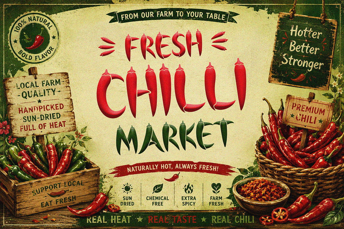 CHILLI BLADE - Display Font, a Handwritten Font by NTC Graphic (Photo 8 of 10)