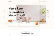Real Estate Website Design, a Landing Page Template by uiwarrior (Thumbnail 2 of 2)