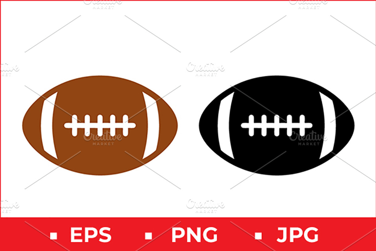 American Football Vector Icon Set, a Solid Icon by Artonix (Photo 1 of 2)