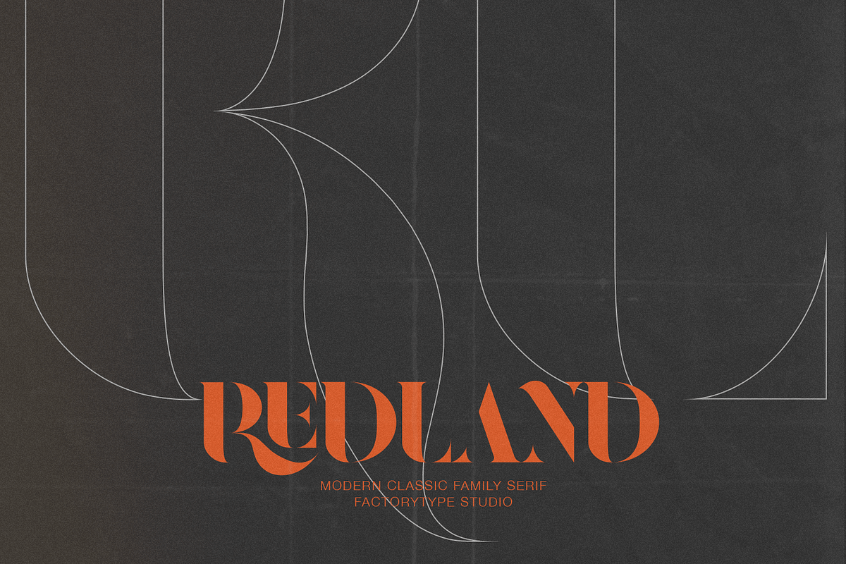 Redland, a Serif Font by FactoryType Studio (Photo 1 of 10)