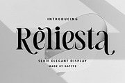 Reliesta Display, a Serif Font by Gatype (Thumbnail 1 of 10)