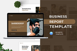 Barbershop Keynote Template