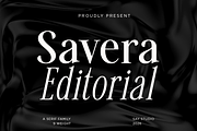 Savera Editorial - Classic Serif, a Serif Font by Say Studio (Thumbnail 1 of 11)
