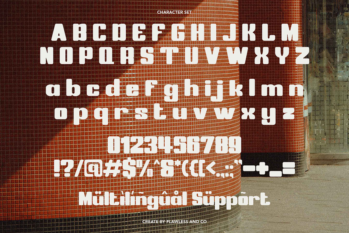 Luckies - Retro Display Font, a Font by Flawless And Co (Photo 9 of 10)