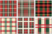 Christmas Plaid Pattern Design, a Background Graphic by DreamCafeArt (Thumbnail 2 of 7)