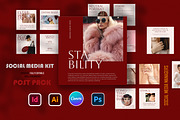 Social Media Kit, a Social Media Template by Artisan Vibes (Thumbnail 1 of 8)