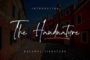 The handnature - Natural Signature, a Script Font by Almarkhatype (Thumbnail 1 of 10)