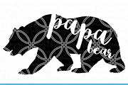 Mama Bear, Papa Bear & Baby Bear SVG, an Illustration by SavanasDesign (Thumbnail 3 of 4)