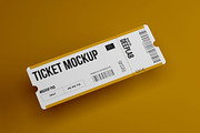 Tickets Mockup Set - 17 styles, a Print Template by Deeplab (Thumbnail 18 of 20)