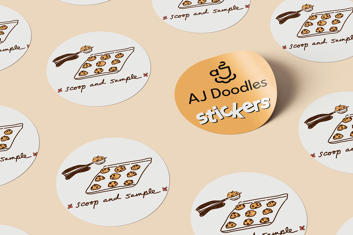 Baking Cookies Illustrations, a Food Illustration by AJ Doodles (Photo 6 of 16)