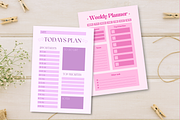 15 Aesthetic Planner Templates, a Templates & Theme by TemplateCastleStore (Thumbnail 7 of 9)