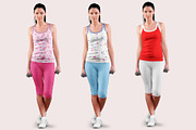 Women's Summer Clothing Mockup, a Shirt Mockup by PSD Market (Thumbnail 9 of 20)