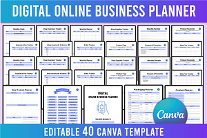 Digital Online Business Planner