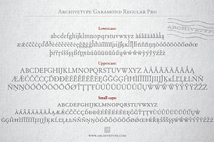 Archive Garamond Regular Pro