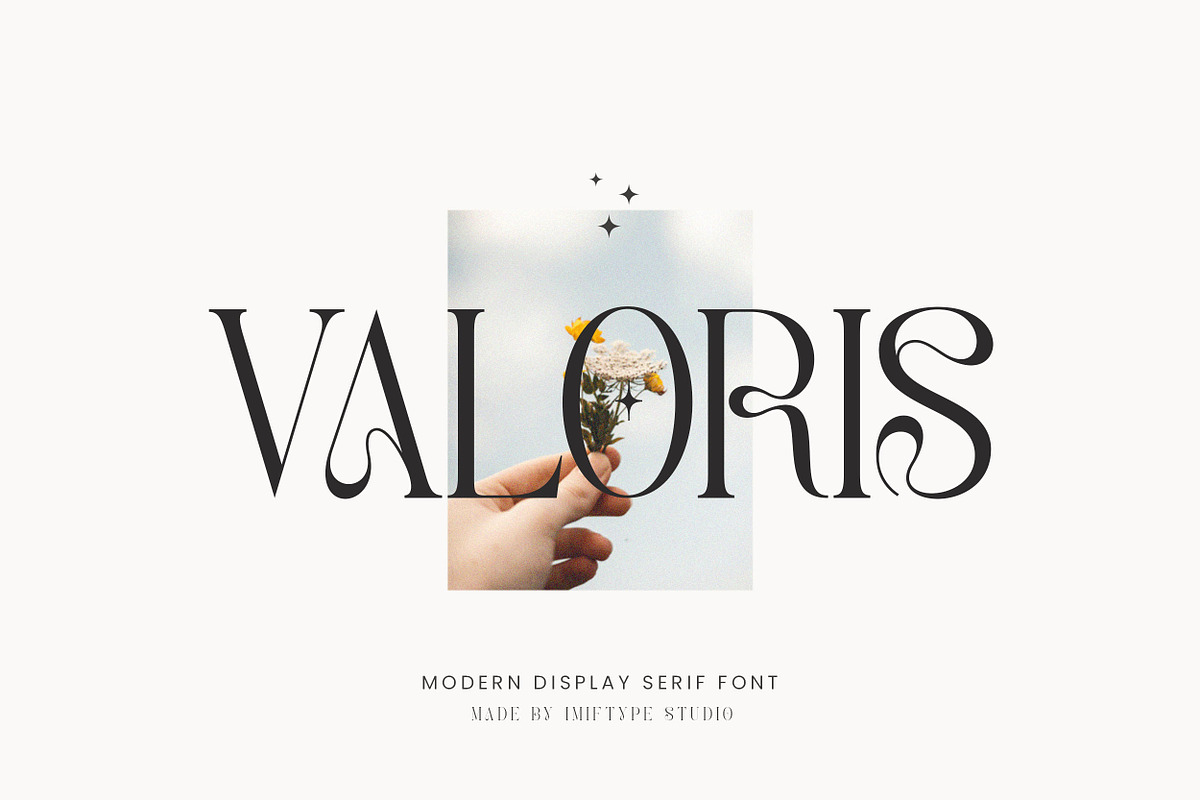 Valoris – Modern Display Serif Font, a Serif Font by Imiftype Studio (Photo 1 of 10)