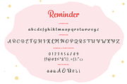 Reminder Fun Handwritten Font, a Script Font by LetterJos (Thumbnail 7 of 8)
