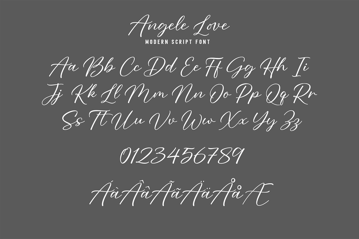 Angela Love Script & Sans, a Sans Serif Font by Fargun Studio (Photo 13 of 18)