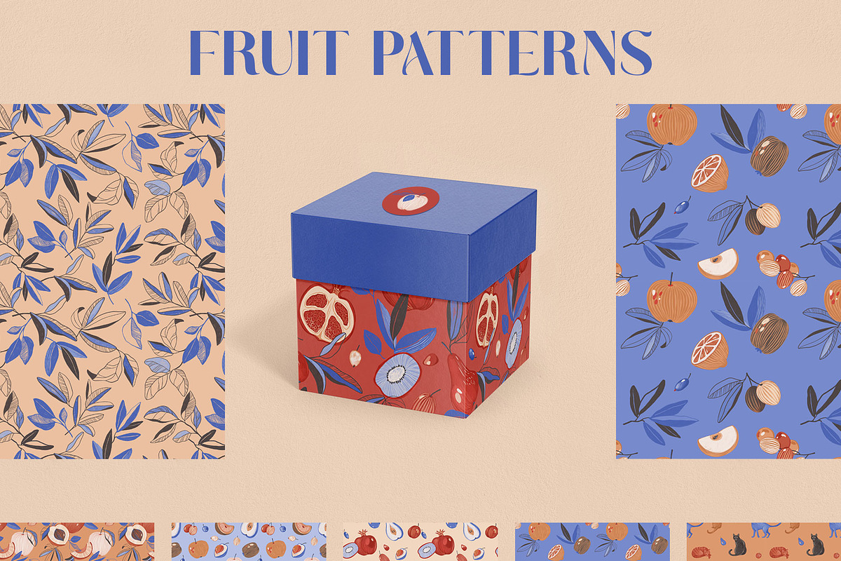 Cats & Fruits | Posters Collection, a Food Illustration by Anastezia Luneva (Photo 7 of 10)