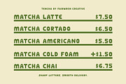 Tencha, a Sans Serif Font by Fairwren Creative (Thumbnail 6 of 6)