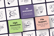 Business Startup Animated Icons, an Outline Icon by Vectors Market (Thumbnail 2 of 3)