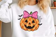 Halloween Pumpkin Girl Cute Kids PNG, an Illustration by Craft Nest (Thumbnail 5 of 6)