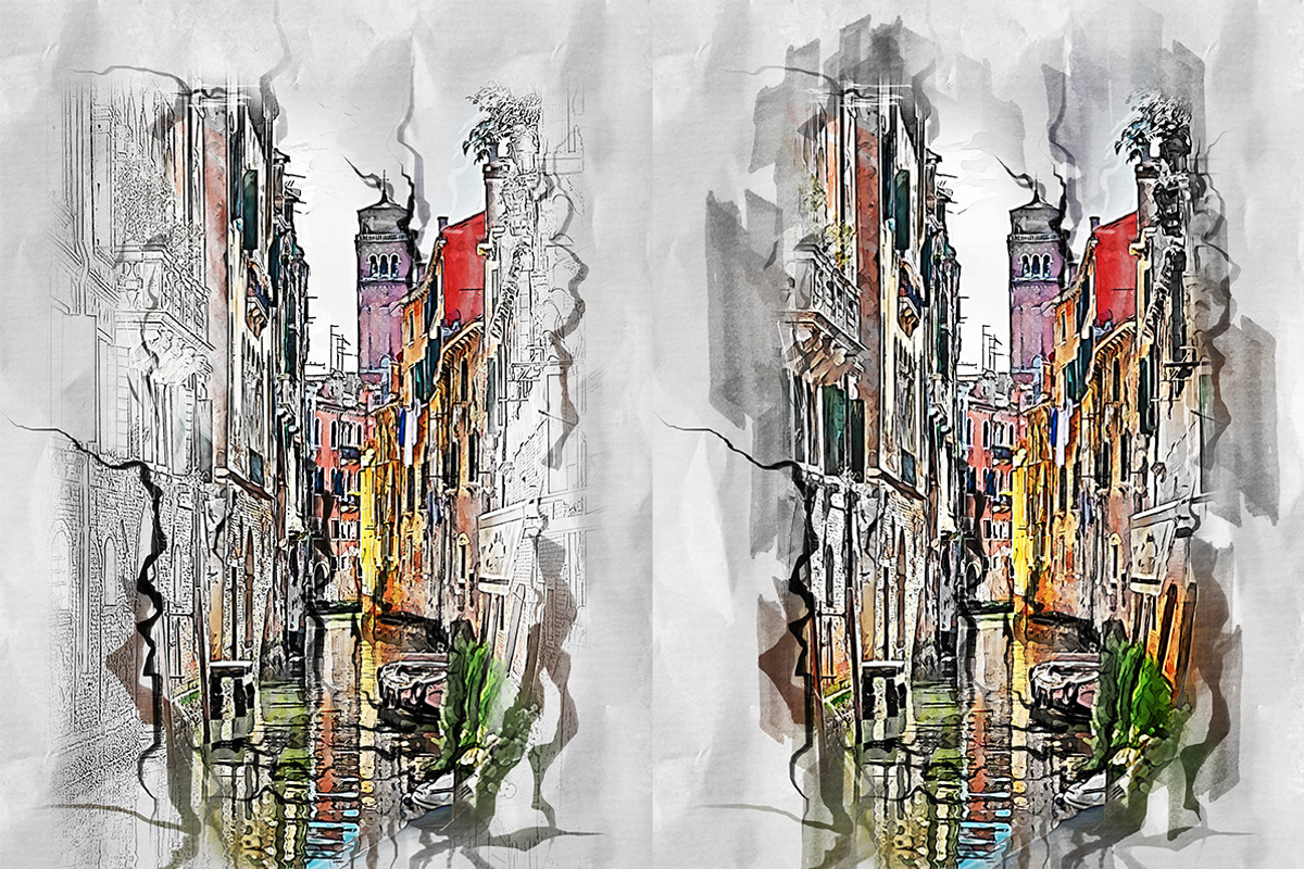 Fashion Sketch Photoshop Action, an Action Add-On by GorynArt (Photo 16 of 24)