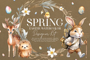 125 Spring Easter PNG Illustrations, a Seasonal Illustration by Graphicdome (Thumbnail 1 of 16)