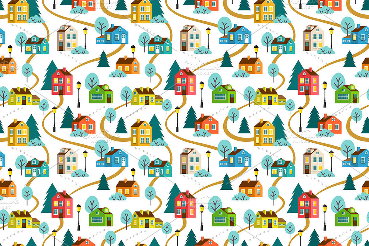 Greeting Christmas cards and pattern, a Decorative Illustration by Primula`s shop (Photo 13 of 13)
