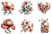 Collection of Spring Watercolor Flor, an Illustration by CreationArt (Thumbnail 4 of 7)