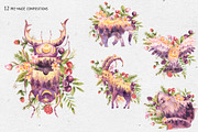 Watercolor Totem Animals, an Animal Illustration by Belusuab (Thumbnail 8 of 14)