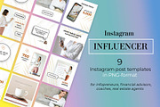 Engagement Boost Instagram templates, a Social Media Template by Instagram templates E.B. (Thumbnail 1 of 3)