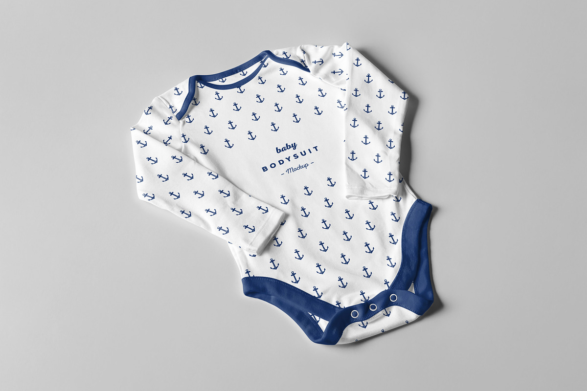 Baby Bodysuit Mock-up 2, a Shirt Mockup by Yogurt86 (Photo 8 of 11)