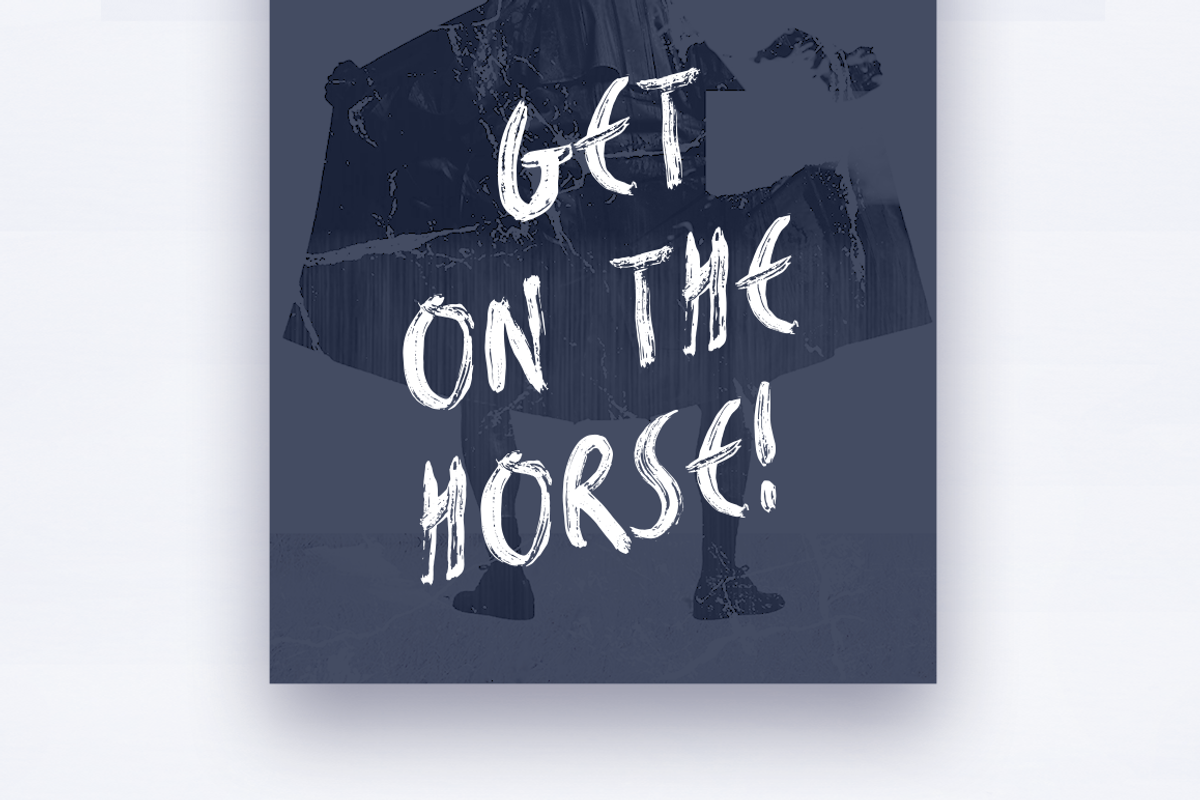Fjord Brush Font preview 6