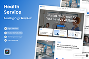Medicare - Health Service, a Landing Page Template by SLAB! Design (Thumbnail 1 of 4)