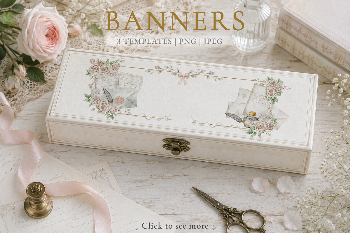 Vintage Watercolor Clipart Bundle, a Decorative Illustration by Alisles (Photo 9 of 12)