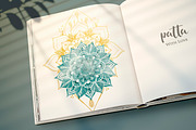 Watercolor & Gold Hand Drawn Mandala, an Object Illustration by Papatongartist (Thumbnail 6 of 9)
