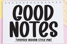 Good Notes | Script Font