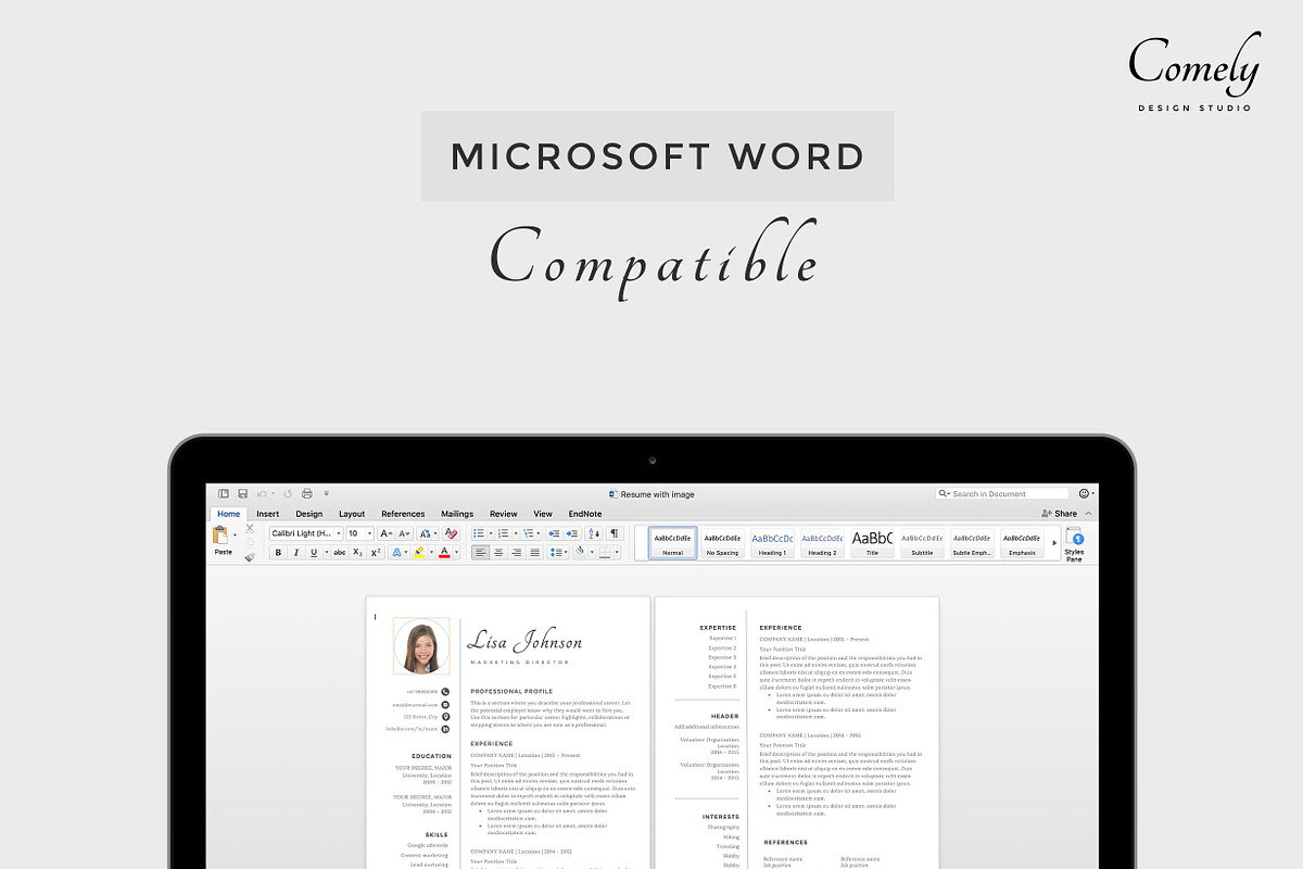 Resume Template | CV, a Resume Template by Comely Design Studio (Photo 4 of 5)
