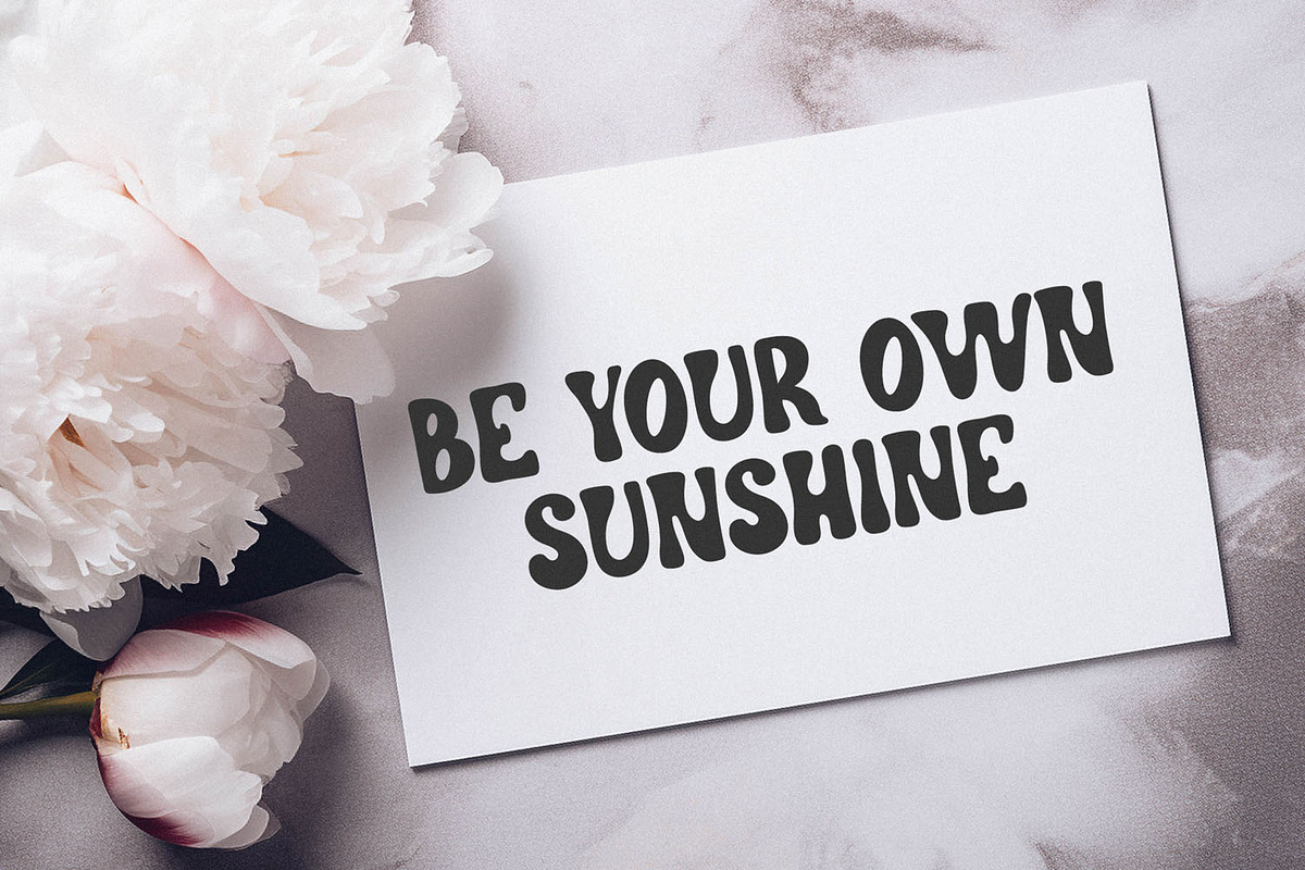 More Fun Groovy Font, a Handwritten Font by BarcelonaShop (Photo 6 of 10)