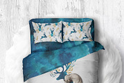 Winter in deep blue. Watercolor, an Object Graphic by Ana-Sakuta (Thumbnail 8 of 16)